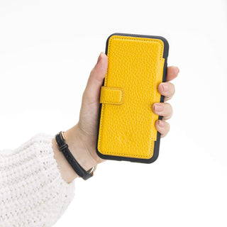 Verona Funda tipo billetera delgada de cuero con bloqueo RFID para iPhone 11 Pro