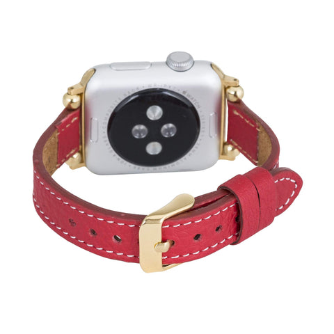 Correa delgada de cuero Foggia para Apple Watch