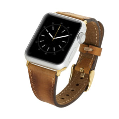 Messina Leather Slim Band Strap for Apple Watch