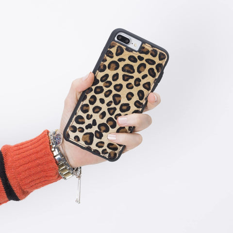 Funda de cuero Lucca Snap On para iPhone 8 Plus