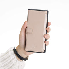 Verona - Funda tipo cartera delgada de piel con bloqueo RFID para Samsung Galaxy Note 10