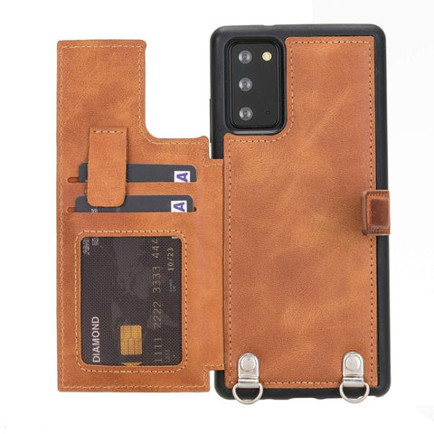 Fermo Leather Crossbody Wallet Phone Case for Galaxy Note 20