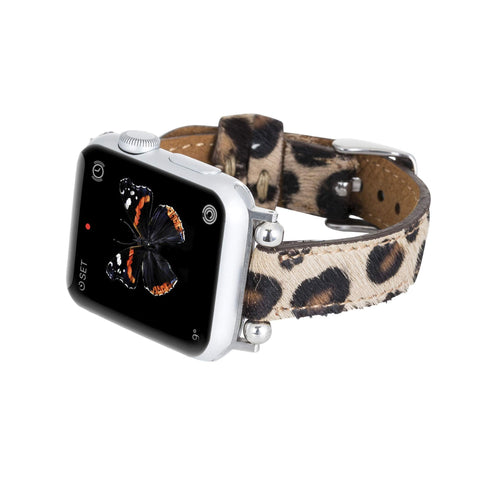 Correa delgada de cuero Foggia para Apple Watch