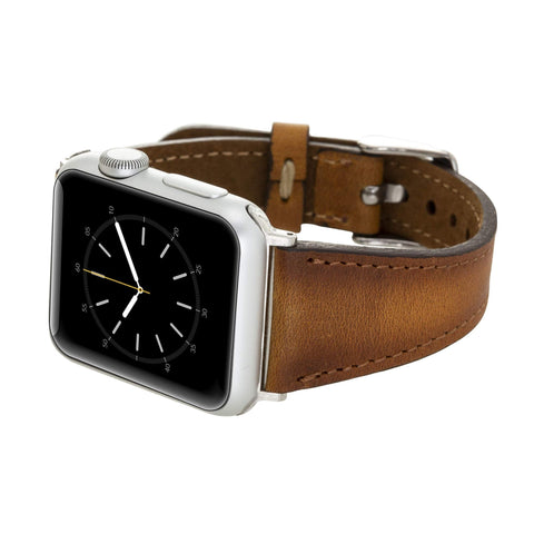 Correa delgada de cuero Messina para Apple Watch