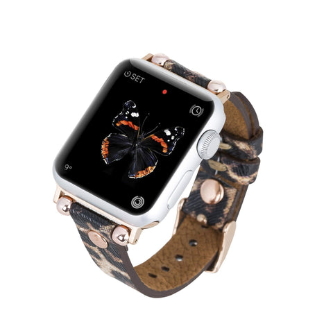 Perugia Leather Slim Band Strap for Apple Watch