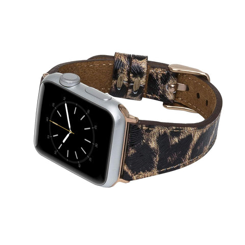 Correa delgada de cuero Messina para Apple Watch