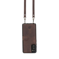 Fermo Leather Crossbody Wallet Phone Case for Galaxy S20