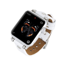 Correa delgada de cuero Perugia para Apple Watch