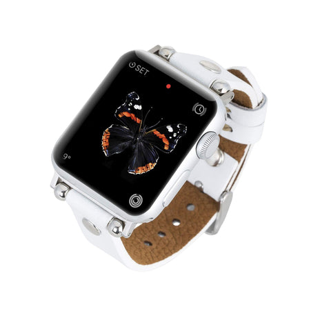 Perugia Leather Slim Band Strap for Apple Watch