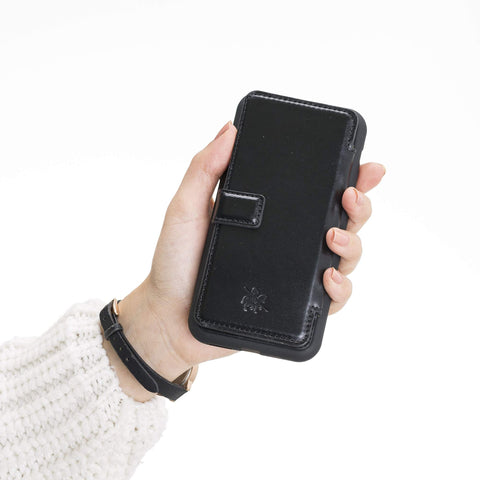 Verona RFID Blocking Leather Slim Wallet Case for iPhone 11 Pro