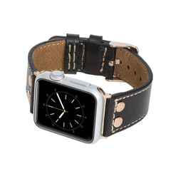 Correa de cuero Como para Apple Watch