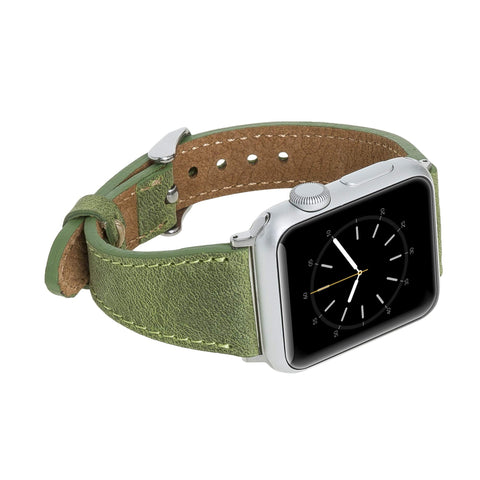 Correa delgada de cuero Messina para Apple Watch