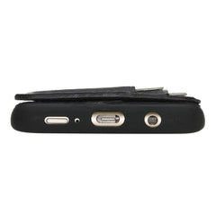 Funda tipo billetera de cuero Pisa Snap On con soporte para Samsung Galaxy S9 Plus