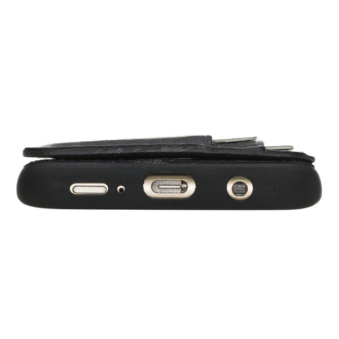 Pisa Snap On Leather Wallet Case with Stand for Samsung Galaxy S9 Plus