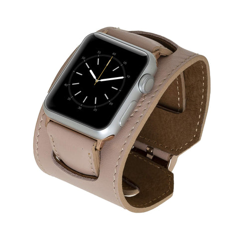 Ancona Leather Cuff Band Strap for Apple Watch
