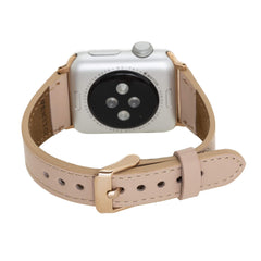 Messina Leather Slim Band Strap for Apple Watch