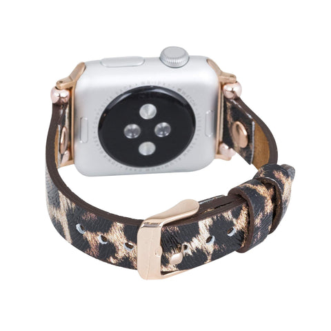 Perugia Leather Slim Band Strap for Apple Watch