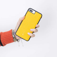 Funda de cuero Lucca Snap On para iPhone 8 Plus