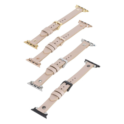Perugia Leather Slim Band Strap for Apple Watch