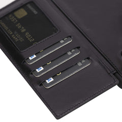 Verona - Funda tipo cartera delgada de piel con bloqueo RFID para Samsung Galaxy Note 9