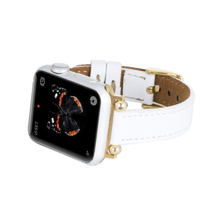 Foggia Leather Slim Band Strap for Apple Watch