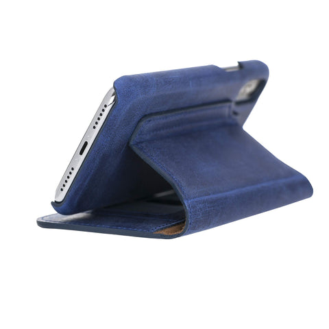 Venice RFID Blocking Leather Wallet Stand Case for iPhone X