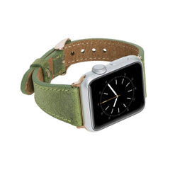 Messina Leather Slim Band Strap for Apple Watch
