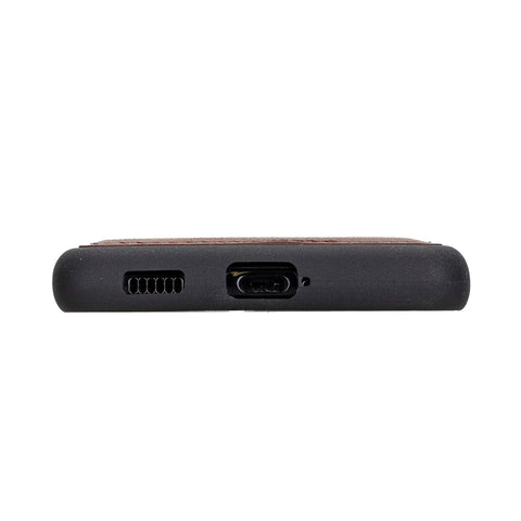 Funda de cuero Lucca Snap On para Samsung Galaxy S21