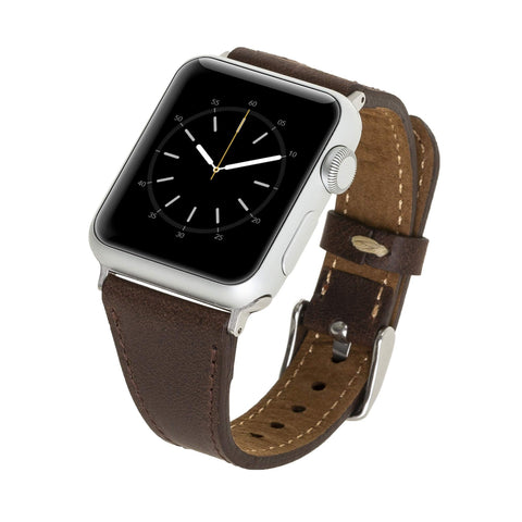 Correa delgada de cuero Messina para Apple Watch