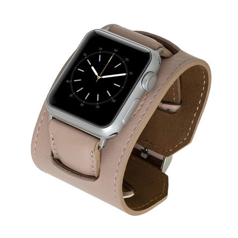 Ancona Leather Cuff Band Strap for Apple Watch