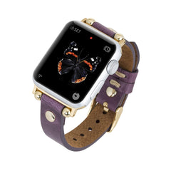 Correa delgada de cuero Perugia para Apple Watch