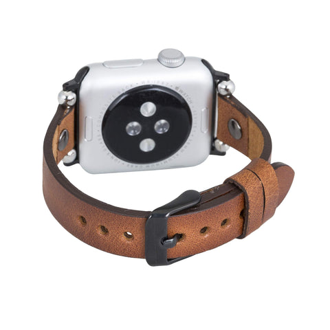 Perugia Leather Slim Band Strap for Apple Watch