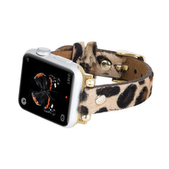 Correa delgada de cuero Perugia para Apple Watch