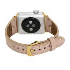 Messina Leather Slim Band Strap for Apple Watch