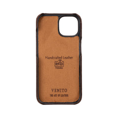 Funda tipo billetera de cuero con bloqueo RFID Florence para iPhone 15
