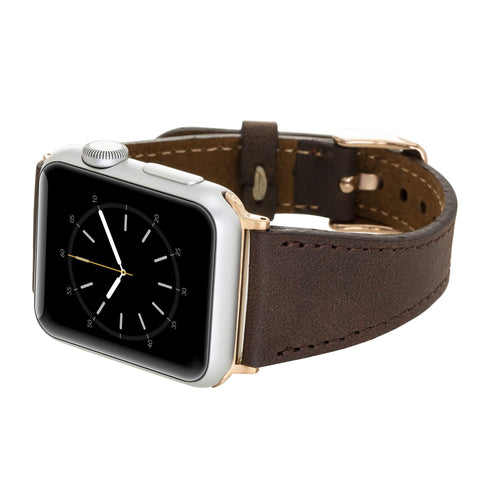 Correa delgada de cuero Messina para Apple Watch