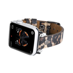 Correa delgada de cuero Perugia para Apple Watch