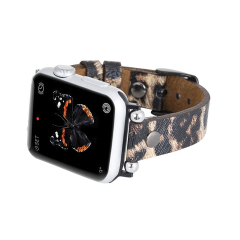 Perugia Leather Slim Band Strap for Apple Watch