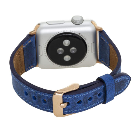 Correa delgada de cuero Messina para Apple Watch