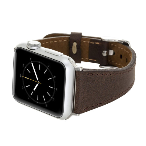 Correa delgada de cuero Messina para Apple Watch