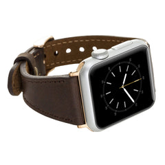 Messina Leather Slim Band Strap for Apple Watch