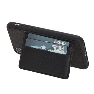 Pisa Snap On Leather Wallet Case with Stand for iPhone XR