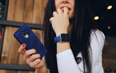 Correa de cuero Toscana para Apple Watch