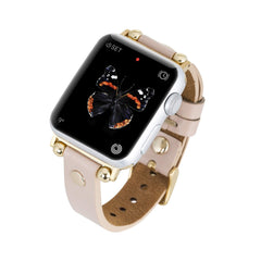 Correa delgada de cuero Perugia para Apple Watch