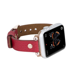 Correa delgada de cuero Perugia para Apple Watch