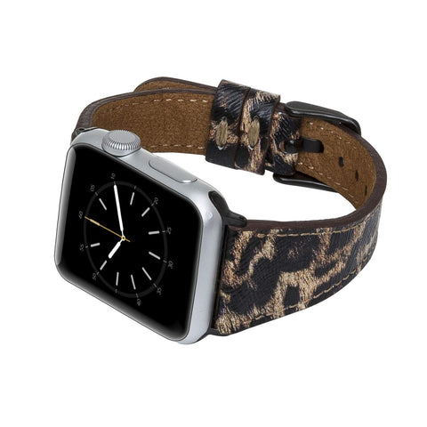 Correa delgada de cuero Messina para Apple Watch