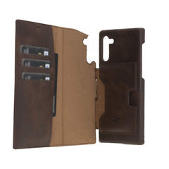 Funda tipo billetera de cuero con bloqueo RFID Florence para Samsung Galaxy Note 10