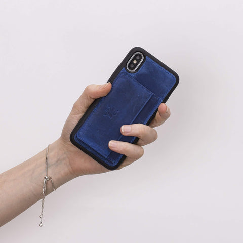 Pisa Snap On Leather Wallet Case with Stand for iPhone X