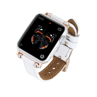 Foggia Leather Slim Band Strap for Apple Watch