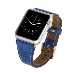 Messina Leather Slim Band Strap for Apple Watch